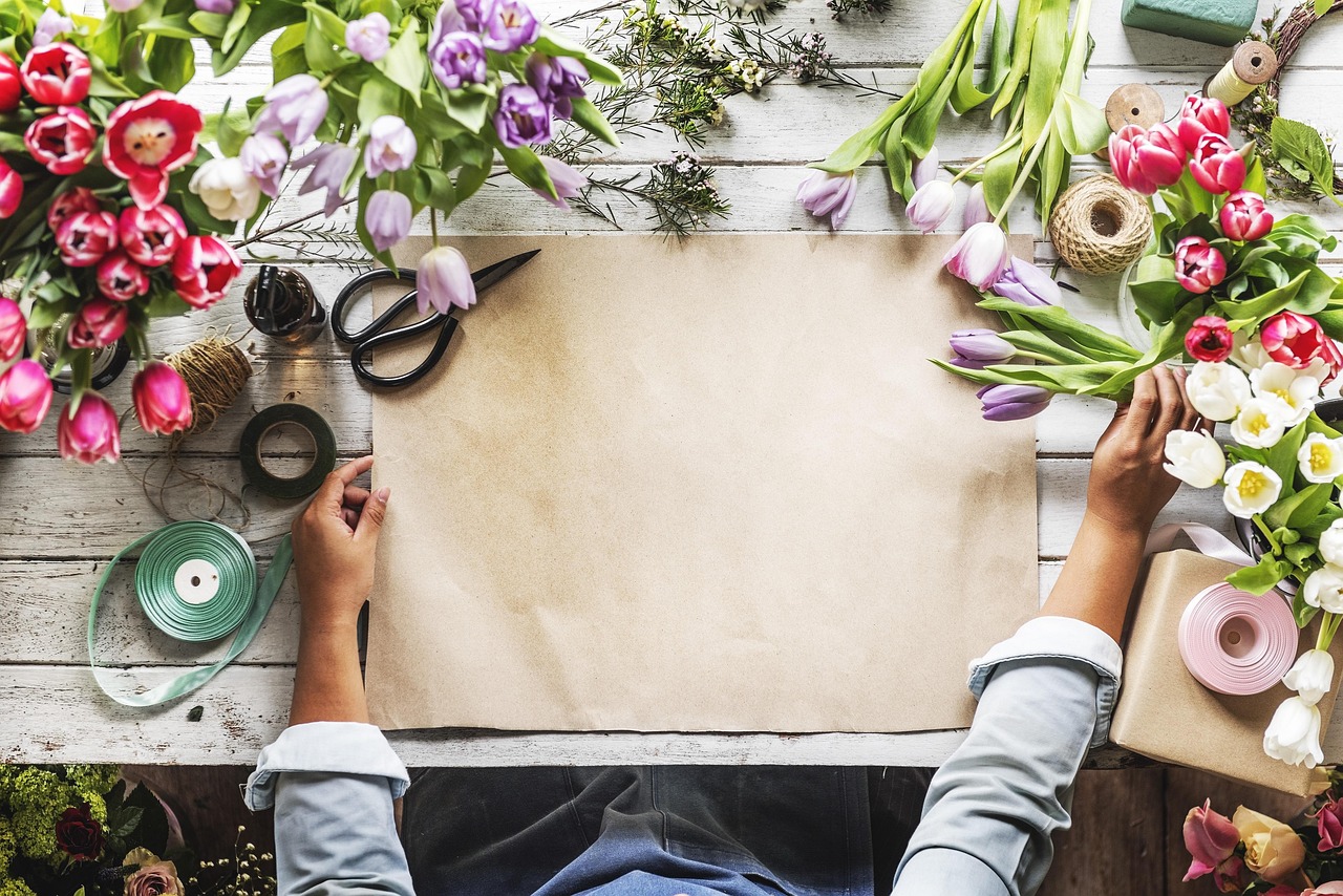 DIY bloemenkrans voor Moederdag creatief maken.